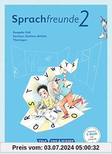 Sprachfreunde - Ausgabe Süd - Neubearbeitung 2015: 2. Schuljahr - Sprachbuch mit Grammatiktafel und Entwicklungsheft